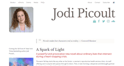 Desktop Screenshot of jodipicoult.com