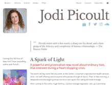 Tablet Screenshot of jodipicoult.com